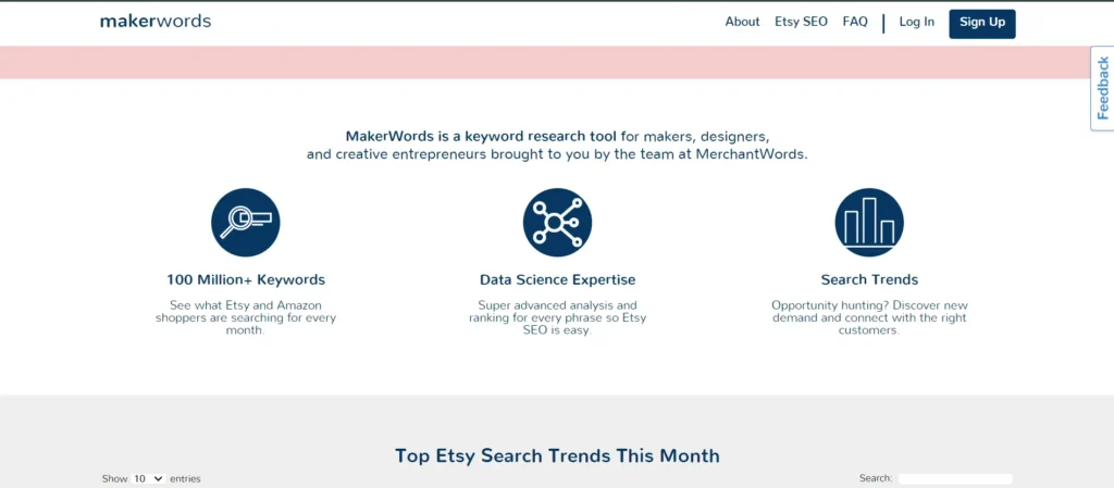 Etsy Keyword Tools