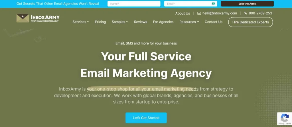 Inbox Army email marketing