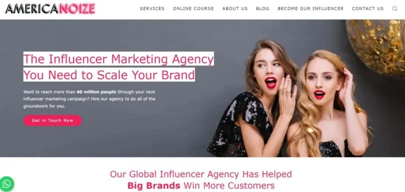 Americanoize social media marketing agency