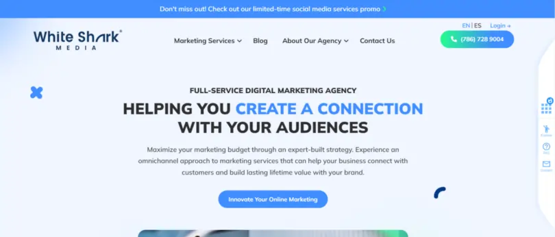 White Shark social Media marketing agency