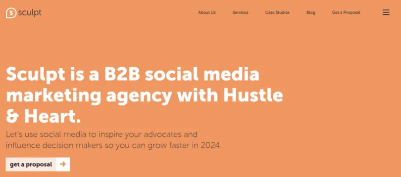 sculpt social media marketing agency