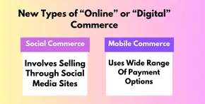 types of digital commerce